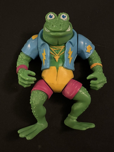 Teenage Mutant Ninja Turtles Genghis Frog Action Figure Vintage 1989 TMNT - Bild 1 von 4