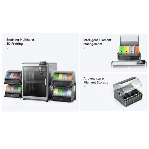 CFS Multicolor 3D-Drucker Filamentsystem Aufbewahrungsbox Für K2 Plus - Photo 4/18
