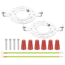 2 Set 145mm 5.71" Universal Light Fixture Mounting Bracket Kit with Screw