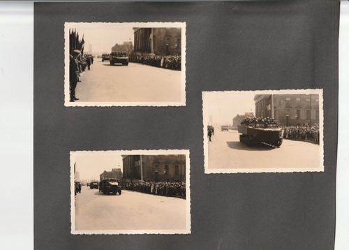 Fotoalbum Seiten Militär Parade 1.Mai 1956 Ost Berlin-DDR Panzer