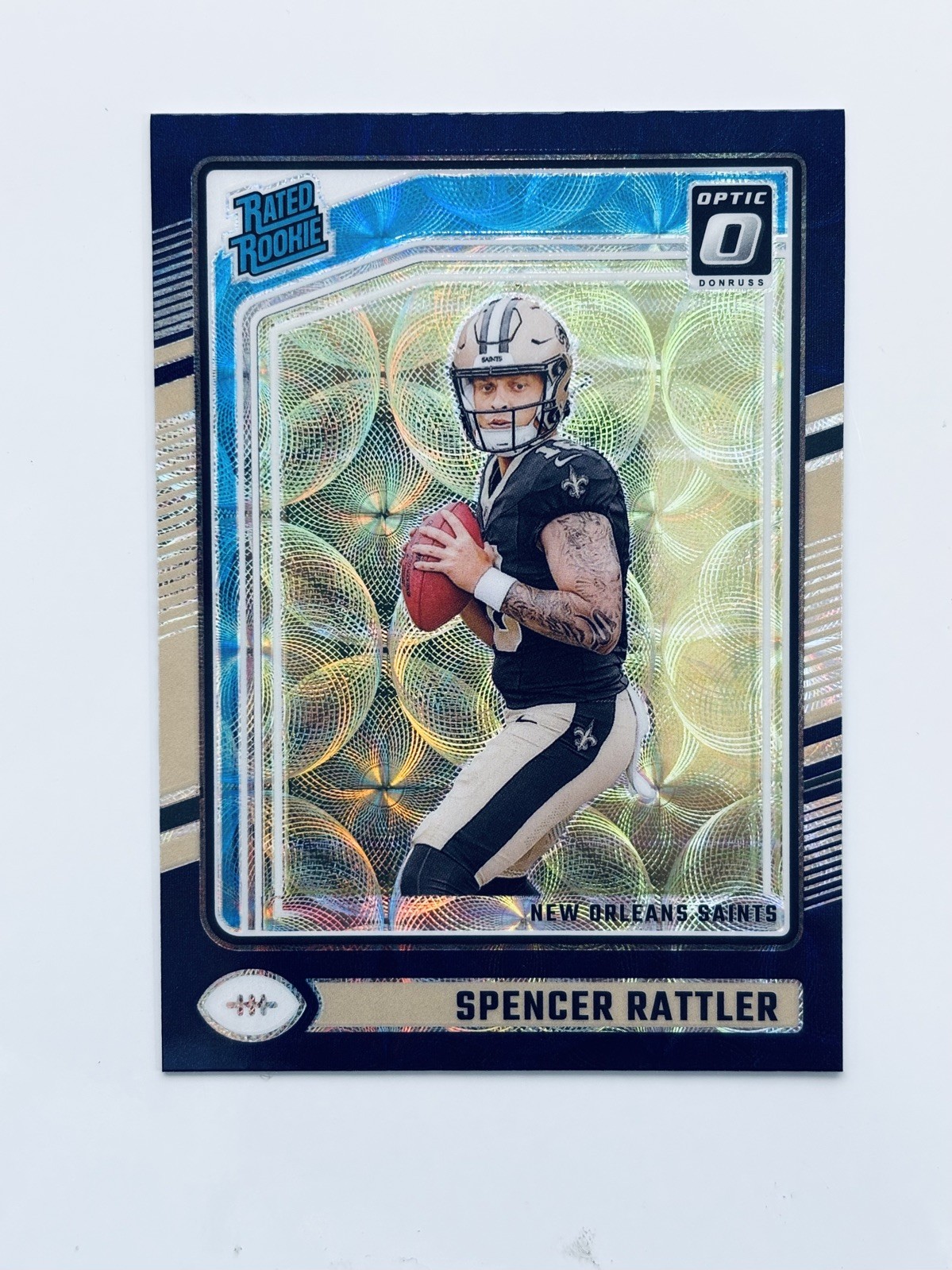 2024 Panini Donruss Optic - Rated Rookie Spencer Rattler #289 Purple Scope Prizm