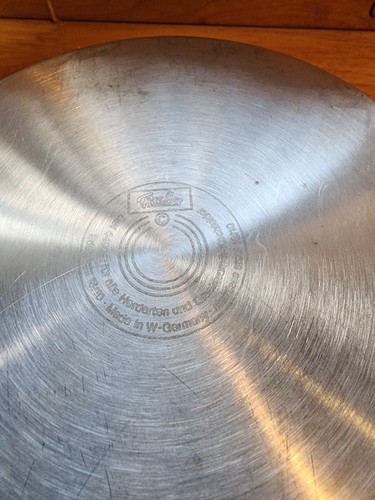 Padella padella vintage Fissler in acciaio inox con coperchio - Foto 6 di 11