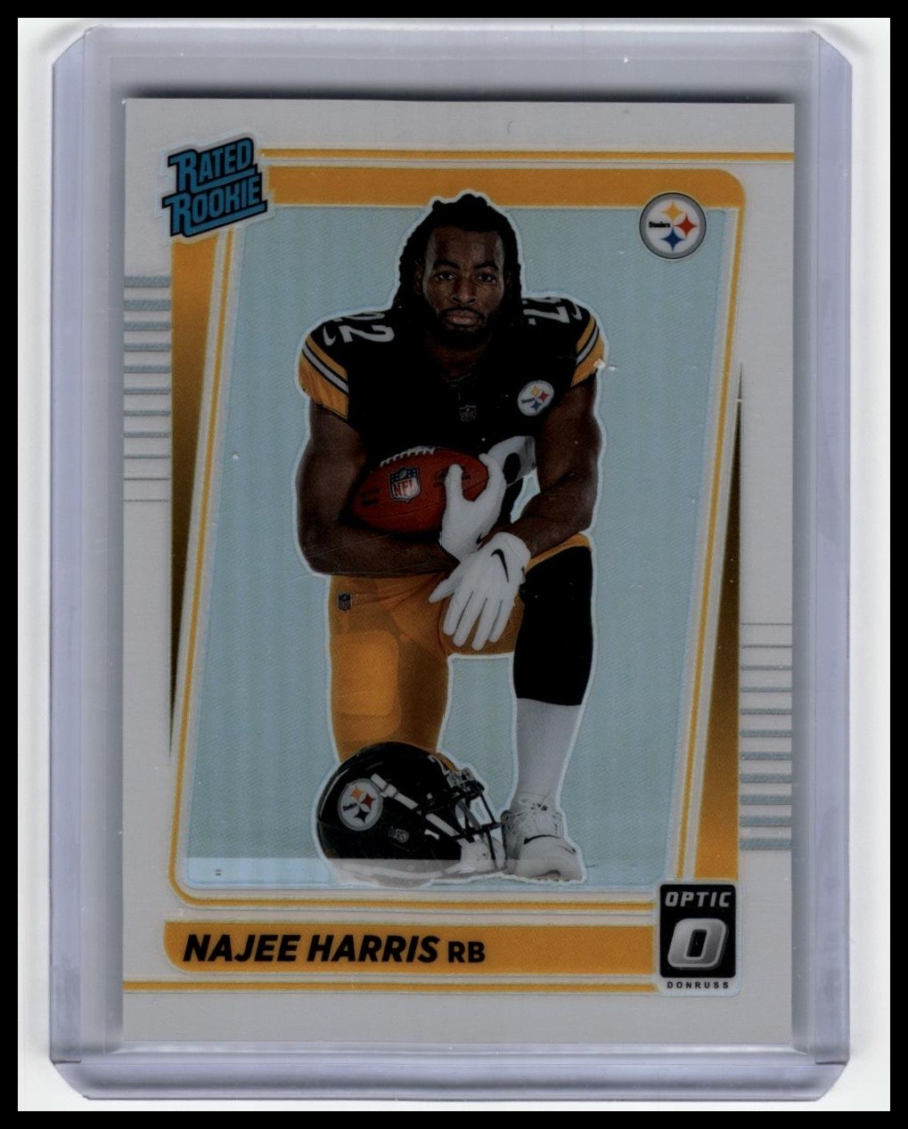 2021 Donruss Optic #213 Rated Rookies Najee Harris Holo Variation