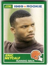 1989 Score - Eric Metcalf #259 (RC)