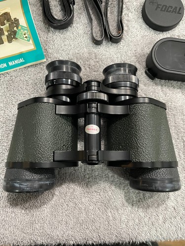 Focal 7X35 2WCF 10 Degree Wide Angle Binoculars Case Box Manual Straps Covers - Picture 5 of 9