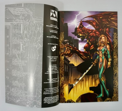 DEMONSLAYER Rave #1 Silent Moment portada de Marat Mychaels Avatar 2001 casi nuevo - Imagen 3 de 9