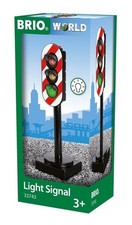 BRIO Light Signal 33743 Wooden Railway Accessory with working lights