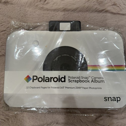 Polaroid Snap Camera Scrapbook Photo Album For 2X3 Zink Paper Photoprints NEW - Picture 1 of 5