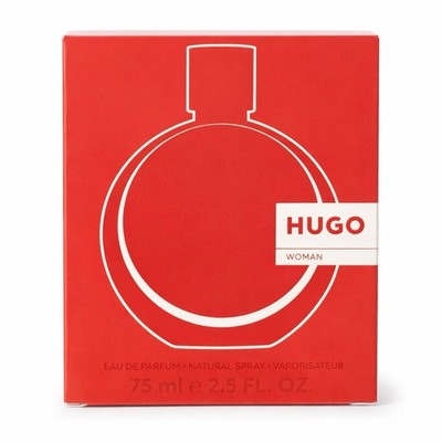 Vintage!!! Hugo Boss Woman Eau De Toilette 75ml 2.5 oz Spray Discontinued RED