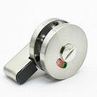 Engagiert Türschloss Frei Hardware Indikator Nickel Privatsphäre Toilette