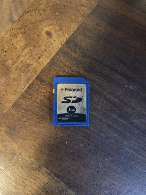 Polaroid 1GB SD Memory Card