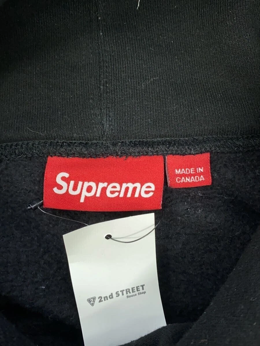 Supreme Hoodie 24SS $ felpa con cappuccio M velluto a coste nero
