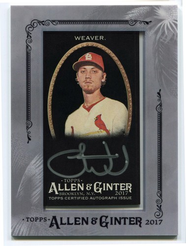 2017 Topps Allen and Ginter X Framed Mini Autograph #MA-LW Luke Weaver Auto - Picture 1 of 1