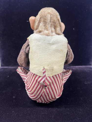 Vintage Daishin " Musical Jolly Chimp" piatto applagante scimmia non funzionante LEGGI - Foto 3 di 7