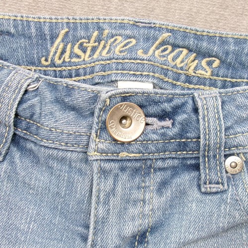 Lot of 2 Shorts Justice Blue Denim Distressed 5 PocketOld Navy Girls Tan Size 10 - Picture 12 of 20