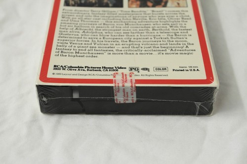 The Adventures of Baron Münchhausen (VHS, 1989, Brandneu/Factory Sealed) - Bild 5 von 5