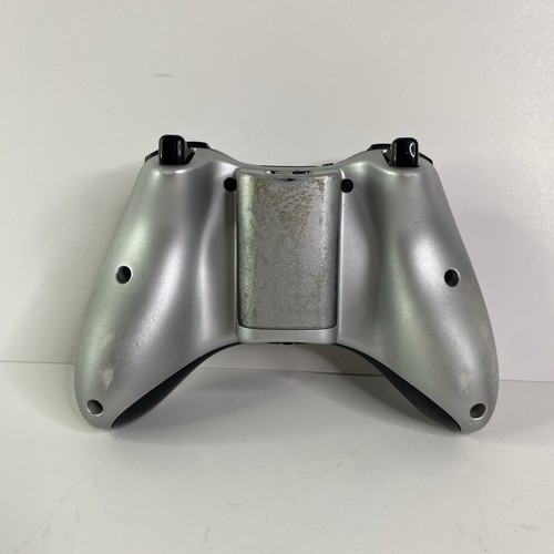 Lot of 2 Microsoft XBOX 360 Controllers - Halo Reach Edition Grey Tested Working - Picture 9 of 18