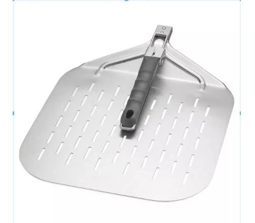 12" Perforated Pizza Peel |Non-Stick | Long Handle | with cutter - Image 2 of 2