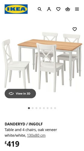 URGENT SALE- Dining Table + 4 chairs - Only £100- Like A New! - Picture 11 of 11