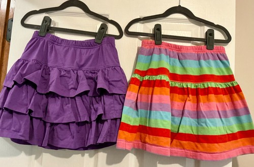 Lot of 2 Hanna Andersson Skort Rainbow Purple EUR 140 US 10 EUC - Picture 3 of 5