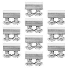  30pcs Cable Clip Clamp - M3 3mm Adjustable Steel Wire Clip Fastener - Double