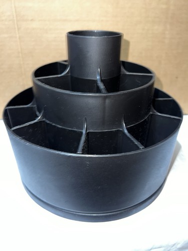 Pampered Chef TOOL TURNABOUT UTENSIL HOLDER SPINNER BLACK PENS PENCILS BRUSHES - Picture 3 of 24