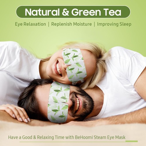 Steam Eye Mask, 10 Packs Heated Self Heating Disposable SPA Warm... - Picture 2 of 6
