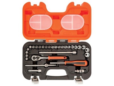 Bahco Metric Socket & Bit Set 29 Piece 1/4in Drive Single Hex S290