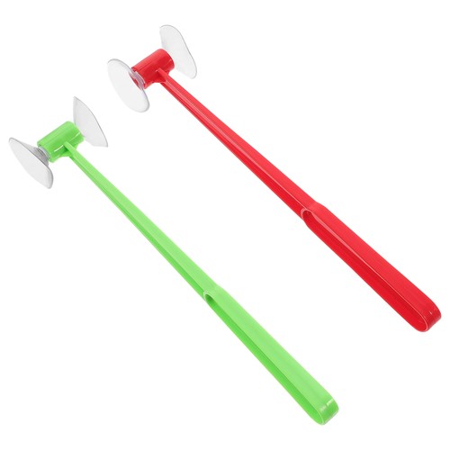 2 Pcs Hammer Game Teaching Tools Child Preschool Props Kids Toys