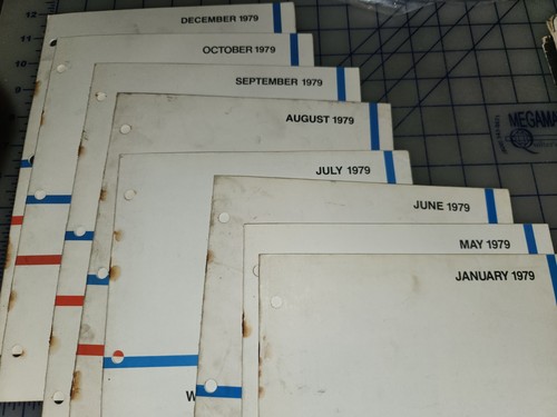 1979 Chrysler Dodge Plymouth Master Technicians Original Lot of 8