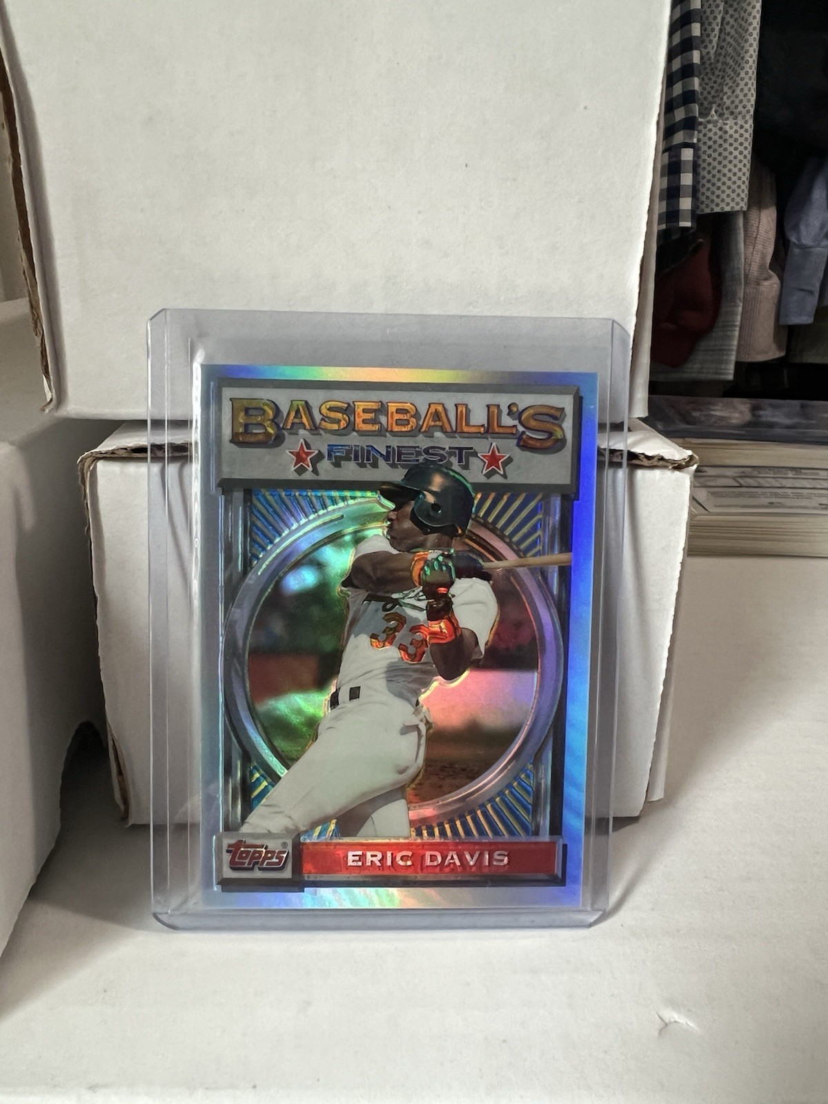 1993 Topps Finest Eric Davis Refractor #126