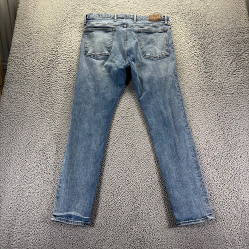 Gap 1969 Jeans Mens 36x30 Blue Medium Wash Cotton Stretch Skinny Fit - Picture 6 of 11