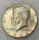 1964 P Kennedy Half Dollar - Sunrise Toning - 90% Silver