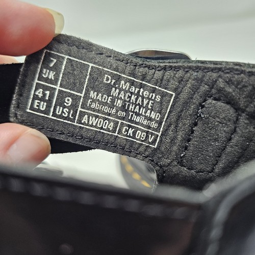Dr. Martens Mackaye DAMEN-SANDALEN AUS LEDER MIT RIEMCHEN SCHWARZ BUTTERO GRÖSSE 9 US - Bild 9 von 14
