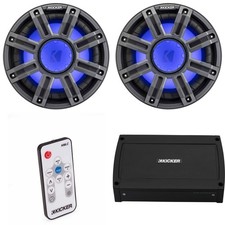 Kicker 2 51MWE104 - MWE 10-Inch Premium Marine Subwoofer Enclosure 4-ohm ...