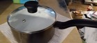T-fal Titanium Ultimate Hard Anodized 2-Quart Sauce Pan Pot with Lid - READ