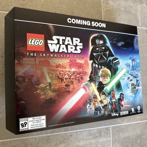 Lego Star Wars Skywalker Saga Poster Promo Store Display Advertisement NEW 12x9” - Picture 3 of 22