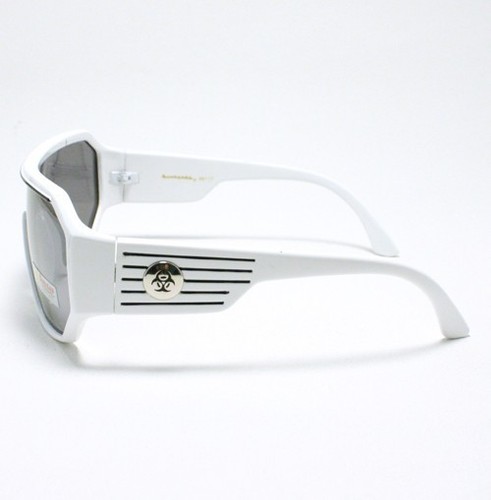 ROBOT Sunglasses for Men Futuristic Celebrity Flat Top BLACK Color Stripes New - 第 36/38 張圖片