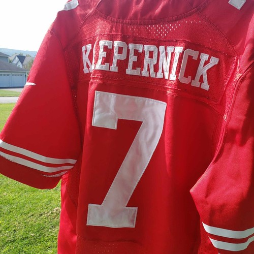 **** NFL Mens San Francisco 49ers Jersey 44 Colin Kaepernick Super Bowl NIKE - Picture 1 of 10
