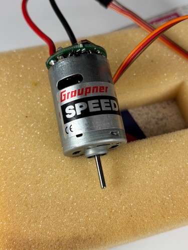 Vintage KONTRONIK Speedy Rondo 400 6V Motor with built in ESC with box - Rare! - Picture 6 of 7