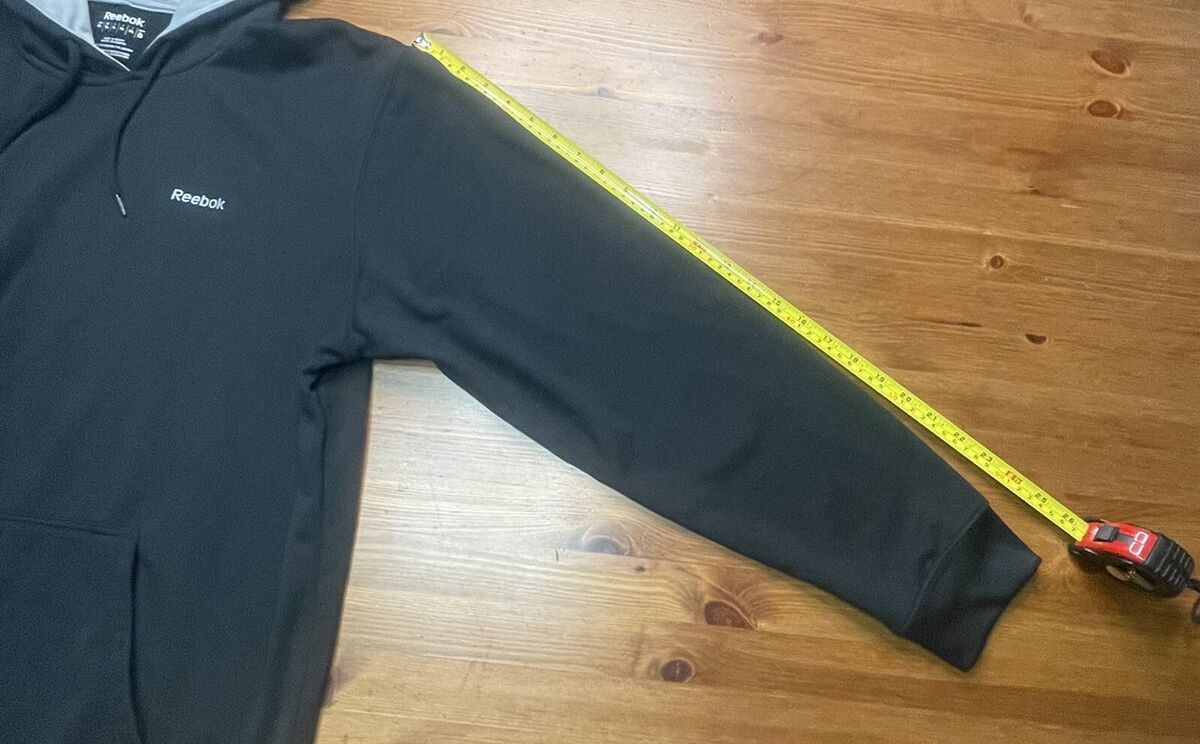 REEBOK Black Pullover Hoodie Size XL Style 3RSMJ622 RN