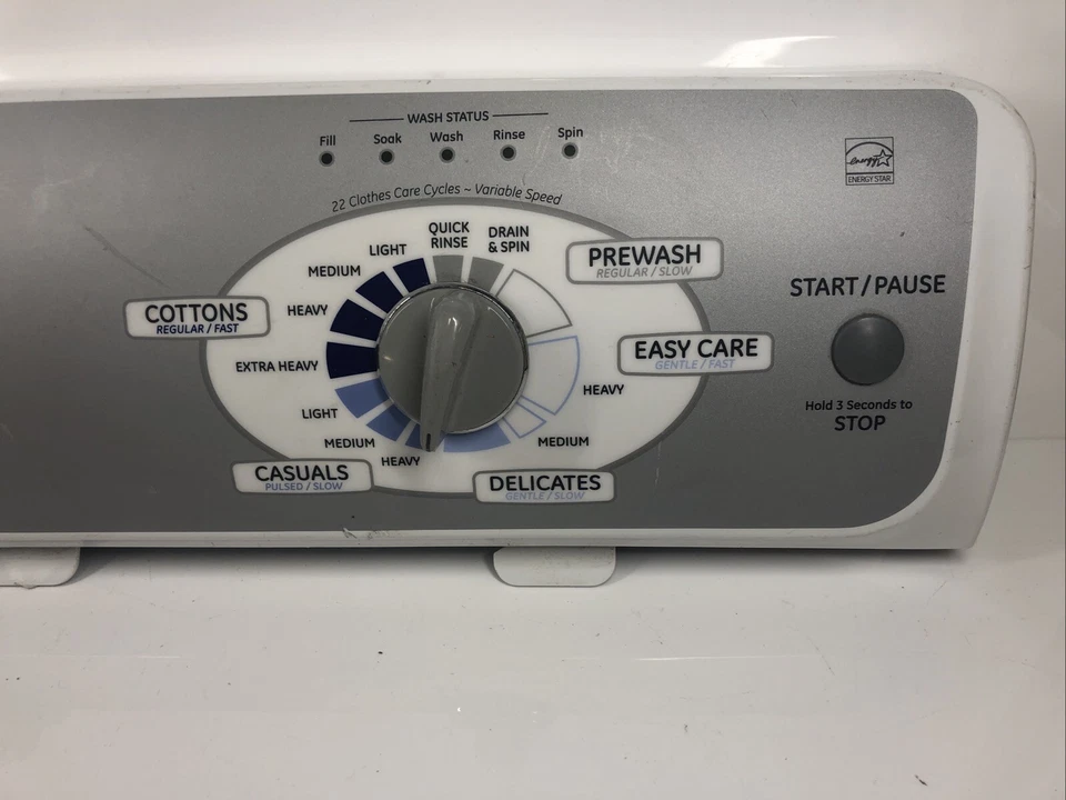 Panel de control de lavadora GE 175D5540 E interruptor de presión y placa 175d5261g012 Foto 4 de 4