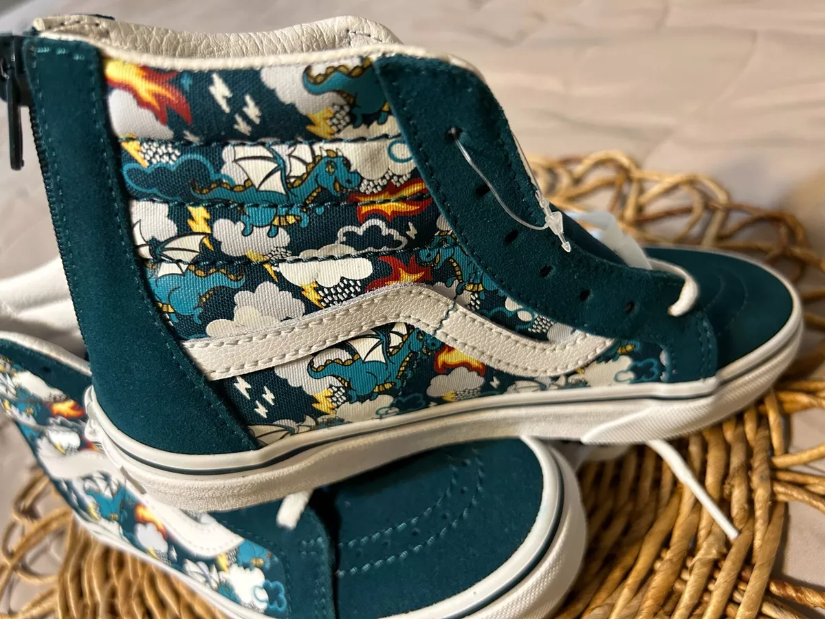 Blue dinosaur vans hot sale