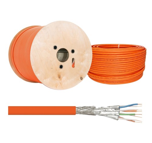 Câble de pose CAT.7 1000 MHz Gigabit câble réseau S/FTP LAN câble de données LSZH CAT.7 - Photo 30/43