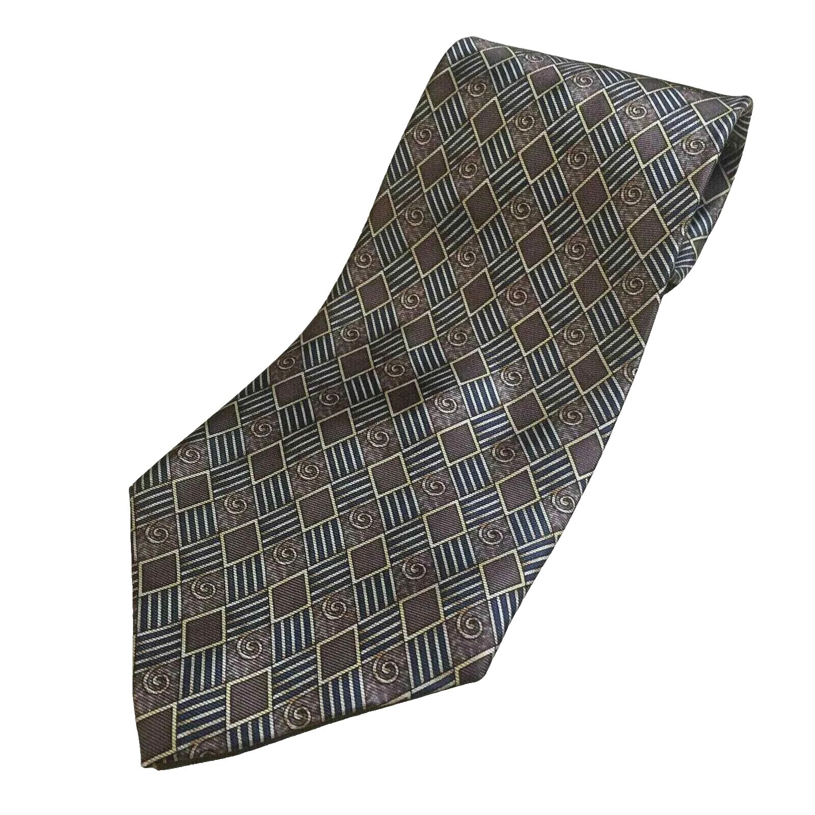 Lazos Stafford geométrico 100% Seda para Hombres