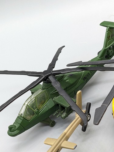 Lot Of 10 Diecast Helicopters-(5-Matchbox)(3-Misto)(1-Unbranded)(1-Hot Wheels) - Picture 11 of 12