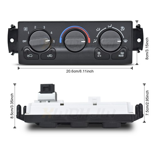 A/C Heater Climate Control Panel Fit 1999-2002 Chevy Tahoe Silverado GMC 599-218 - Imagen 11 de 17