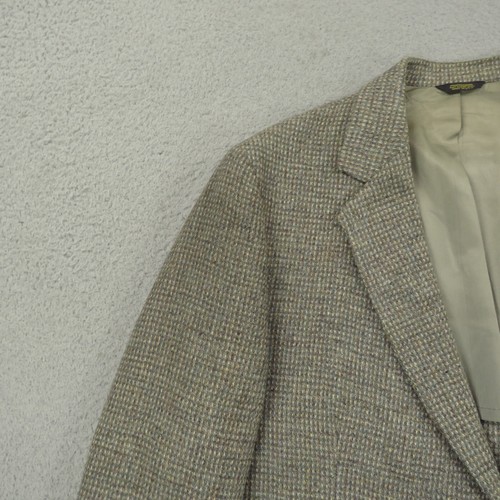 Giacca cappotto sportivo VINTAGE Harris tweed blazer 46L lana tessuto scozzese - Foto 7 di 22
