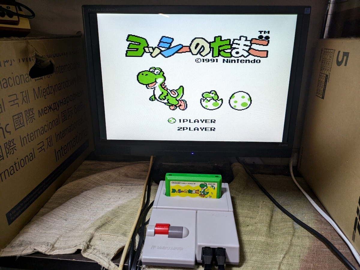 New Famicom Console AV NES HVC-101 Super mario bros 3 Japan
