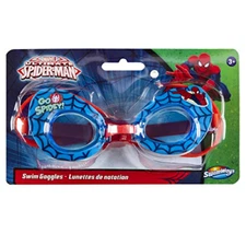 DISNEY SPIDER-MAN Swimways Marvel Ultimate Spiderman Swim Goggles Kids 3+ Blue